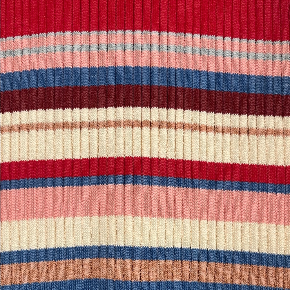 Eleven Six Multicolor Striped Ribbed Tank - Picture 6 of 7